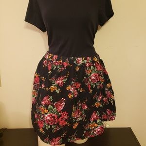 Kina Flowered Mini Skirt
